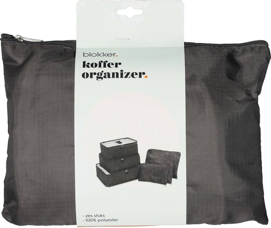 Blokker Koffer Organizer - Set van 6