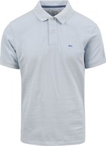 McGregor - Piqué Polo Lichtblauw - Regular-fit - Heren Poloshirt Maat S