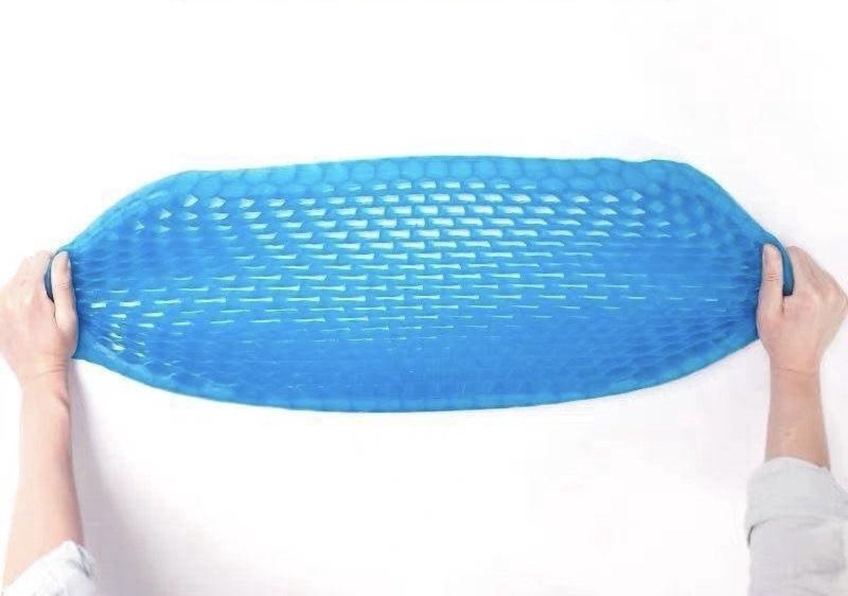 Orthopedisch kussen - Thuiswerken - Bureaustoel - Gelkussen auto - Ergonomisch zitkussen - Wigkussen - Incl. Gratis wasbare hoes - Cadeau – foto 8