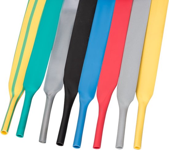 Gaine Thermorétractable Noire 2:1 - Diamètre 3,2 Mm/1,6 Mm - Rouleau De 15 M - Marque Intratec