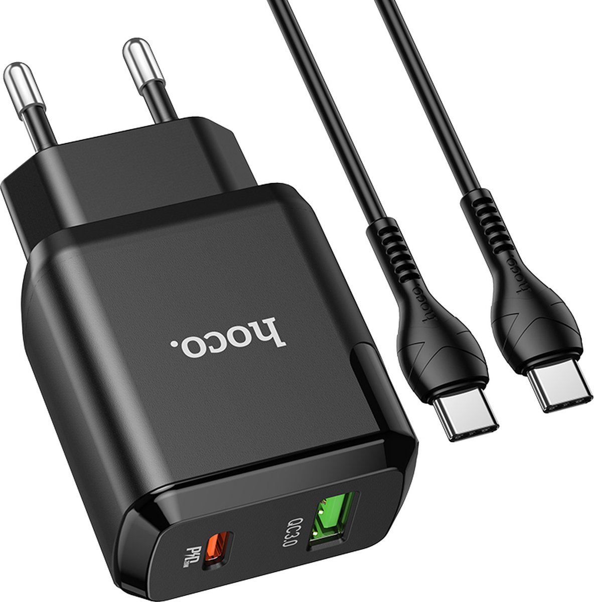 Hoco Oplader voor Samsung Galaxy A54 5G Type C Kabel & Stekker (N28) Snel Lader... bol