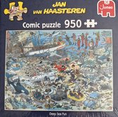 Jan van Haasteren comic puzzle 950 stukjes jumbo Deep Sea Fun puzzel
