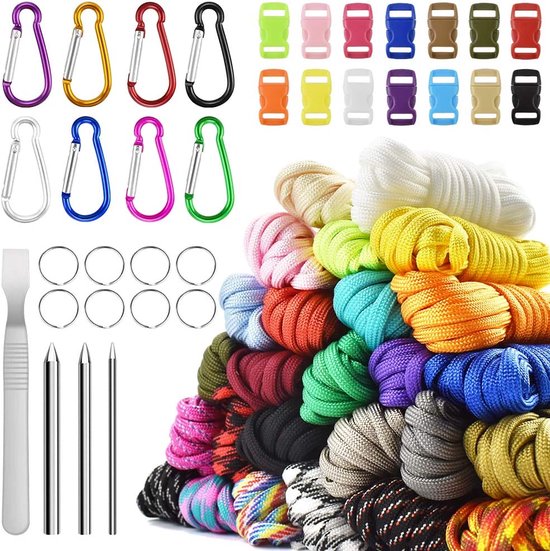 Paracorde 550 Multifonction 3 M – Polyester 7 Brins, Diamètre 4 Mm, Pour Bracelets, Survival, Camping