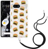 Cazy Hoesje met koord geschikt voor Google Pixel 7a Burgers