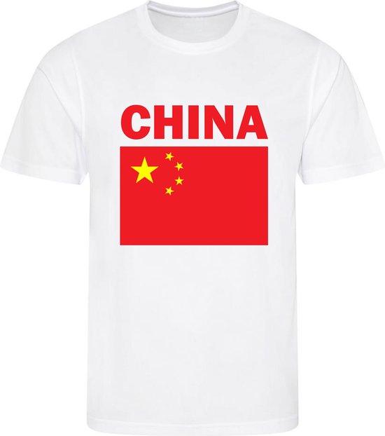 beven Artefact Inloggegevens China - 中国 - T-shirt Wit - Voetbalshirt - Maat: XL - Landen shirts | bol.com
