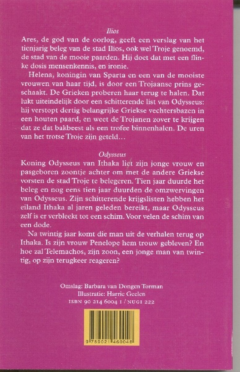 Ilios & Odysseus - back cover