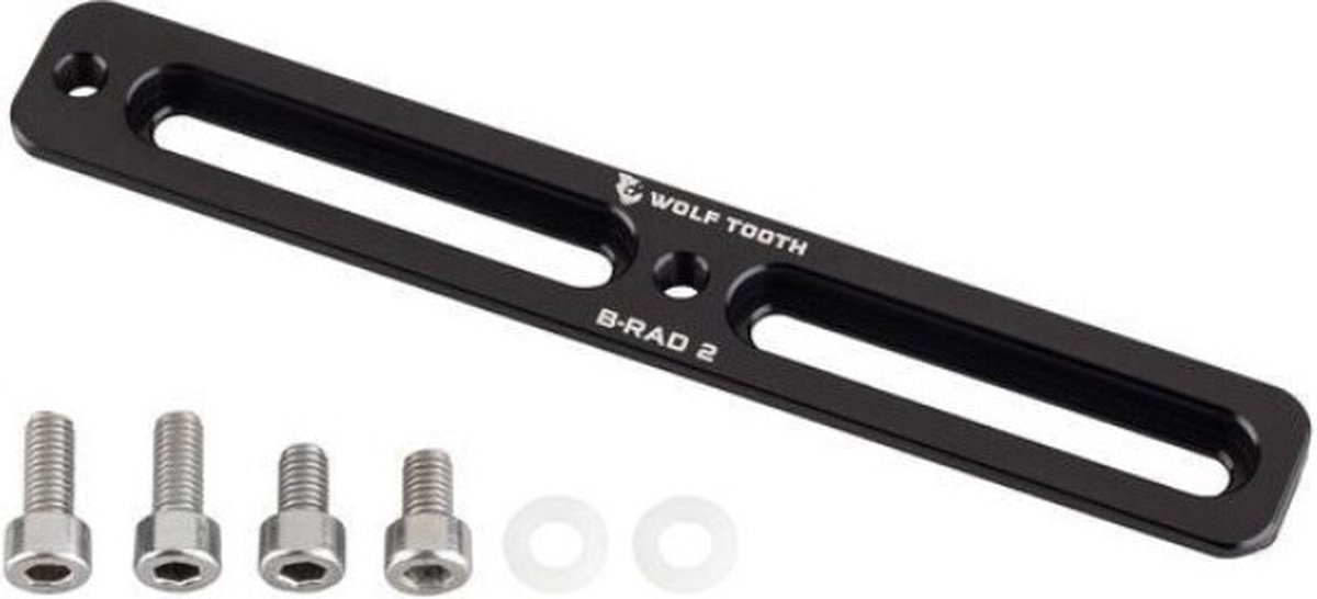 Wolf Tooth B-rad 2 Flessenhouderadapter Zwart