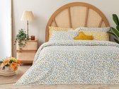 English Home Summer blanket - Bedsprei 200x220 cm -Geel