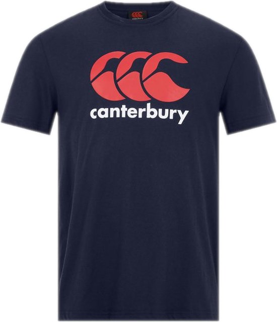 Canterbury Teen Logo T-Shirt Navy - 14 Jaar