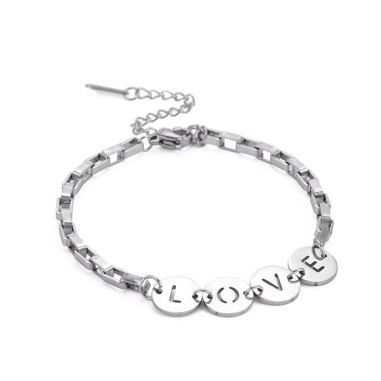 Sorprese armband - Love - armband dames - zilver - cadeau - Model A