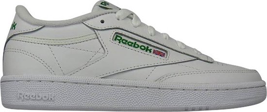 Reebok CLUB C 85 Dames Sneakers - Wit/Groen - Maat 37,5