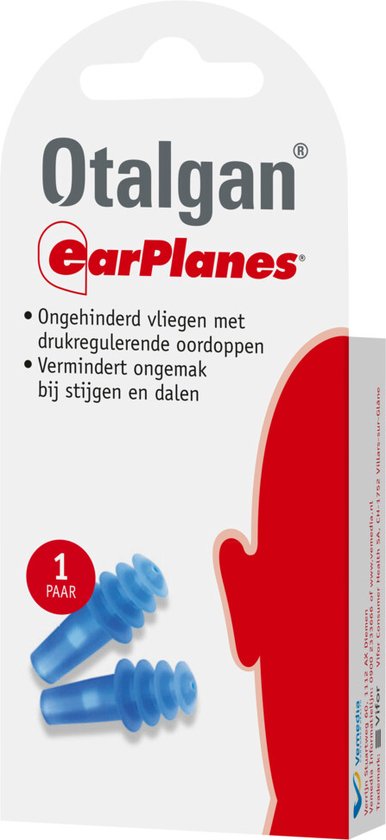 Otalgan EarPlanes Oordoppen - Oordopjes tijdens het vliegen - 1 paar - Otalgan