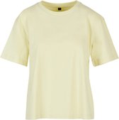 Chemise femme 'Everyday Tee' à col rond Soft Yellow - XXL