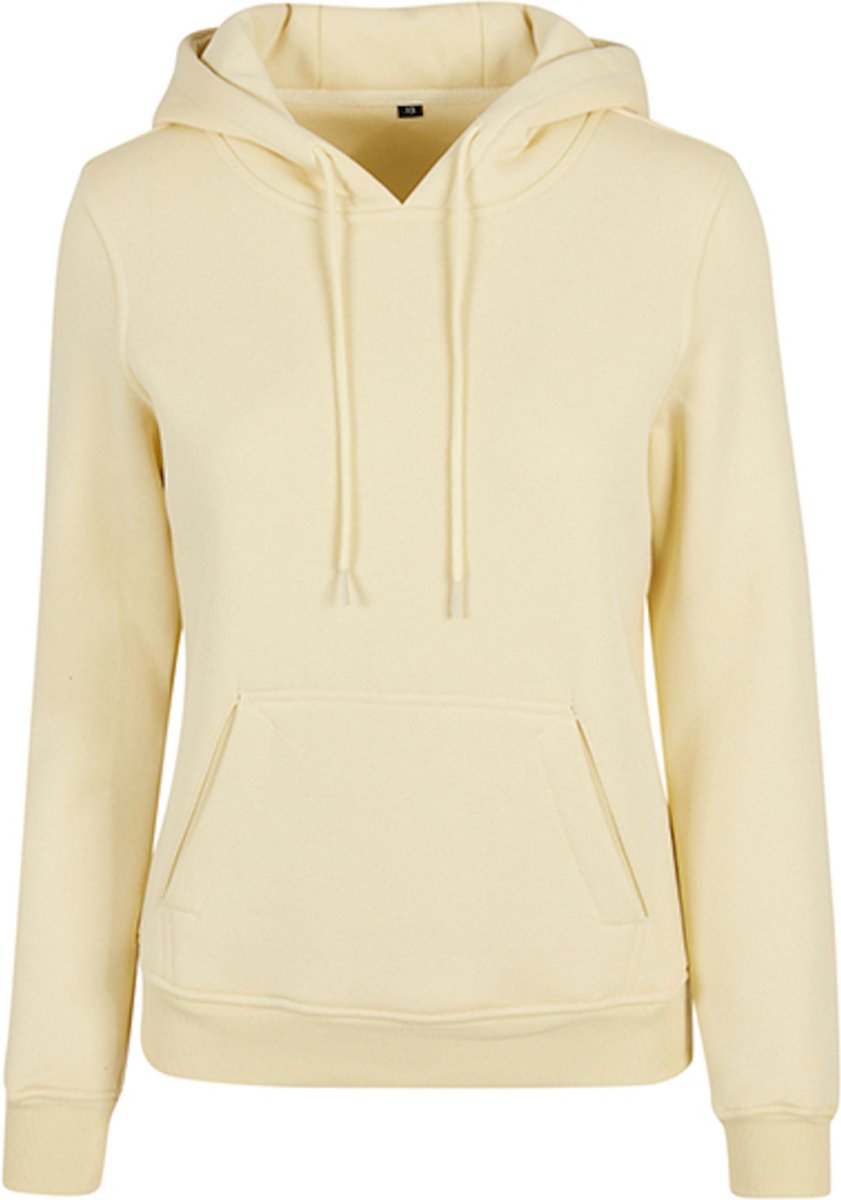 Build Your Brand Heavy Dames Hoodie Soft Geel