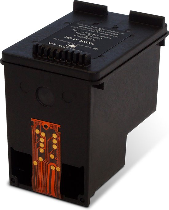 TIKTONER TIJ314 draagbare handprinter inktcartridge, originele sneldrogende inktcartridge 42 ml vervangende inktcartridge voor TIJ314 hand inkjetprinter - zwart