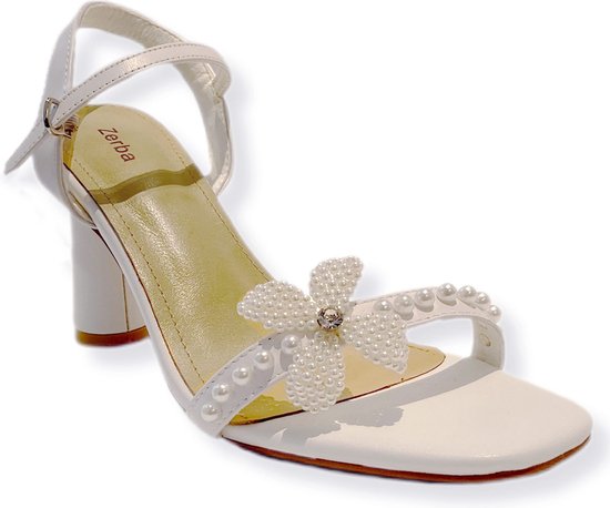 ZERBA Sandale Femme - Taille 41 - Cuir Wit - Sussia