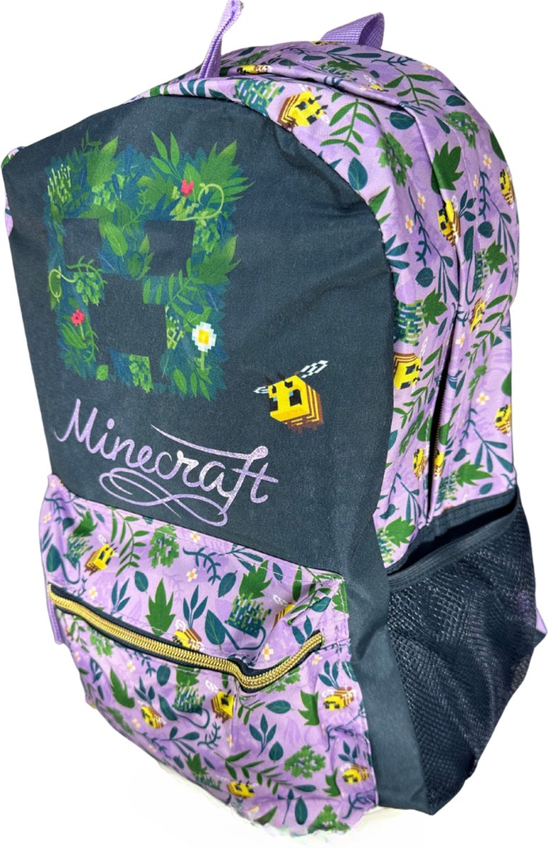 Minecraft Bijtjes Meisjes Rugzak - Hoogte 44cm