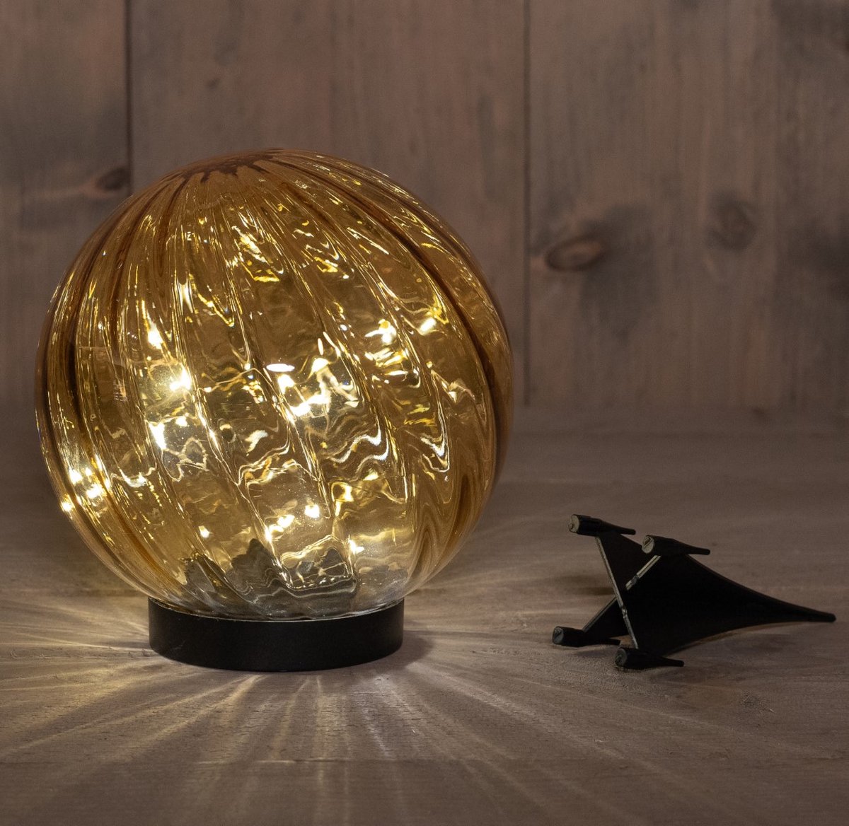 Annas collection - Solar Glazen Bol Amber 15 x 18 cm