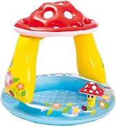 Intex kinderzwembad met zonnescherm, paddenstoel