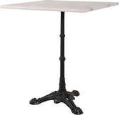 Table en marbre blanc 60x60cm
