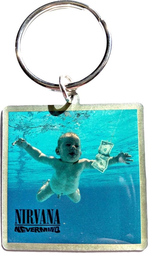 Nirvana - Nevermind Photo Print Sleutelhanger - Blauw