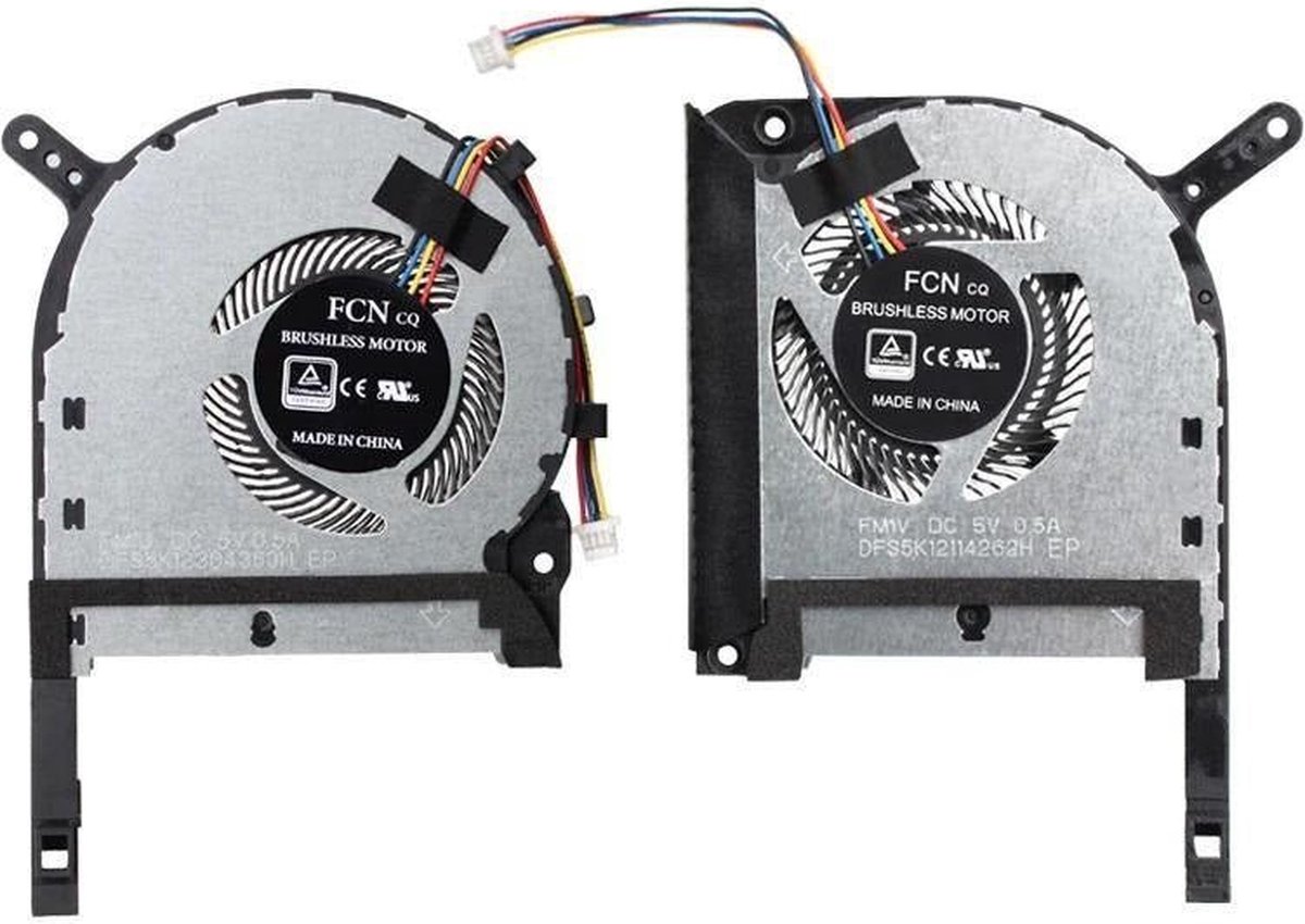 CPU + GPU koeler geschikt voor Asus 1323-01AW0A2 (Set L+R)