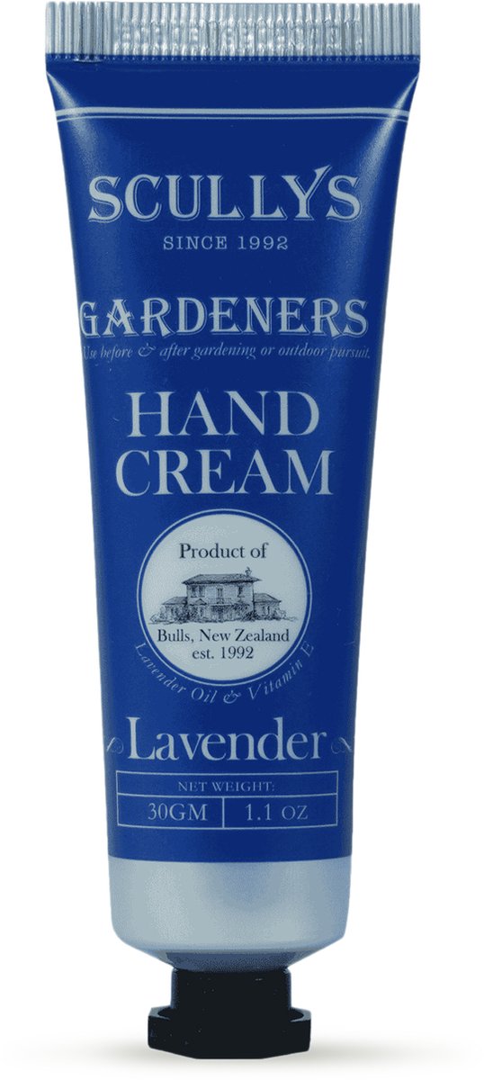 Mini Handcrème - Gardener's - Huidverzorging Mini Tube – Met Lavendel Etherische Olie en Vitamine E