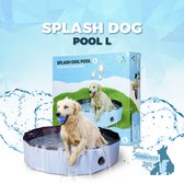 CoolPets Zwembad – Hondenzwembad – Verkoeling hond – Zwembad voor honden – Zwembad met lange levensduur – Anti slip – UV bestendig – Makkelijk op te zetten -Opvouwbaar zwembad hond – Verkoelend - Maat L – ø 120 x 30 cm