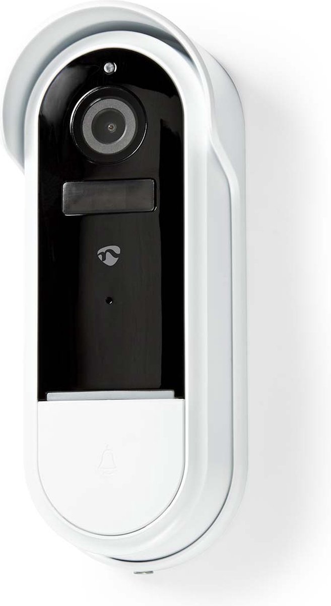 Nedis SmartLife Videodeurbel - Wi-Fi - Batterij Gevoed / Transformator - Full HD 1080p - Cloud Opslag (optioneel) / microSD (niet inbegrepen) - IP54 - Met bewegingssensor - Nachtzicht - Wit van Nedis — afbeelding 2