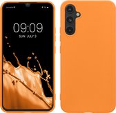 kwmobile telefoonhoesje geschikt voor Samsung Galaxy A34 5G - Hoesje voor smartphone - Back cover in fruitig oranje