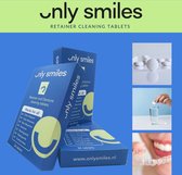 Only Smiles - Beugelreinigings tabletten - Cleaning tablets - 36 stuks - retainer - kunstgebit - beugel - hockey bitje - bitje - boks bitje