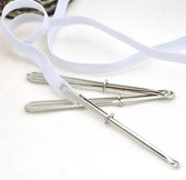 Inrijgnaald - metaal / elastic clip / elastieknaald