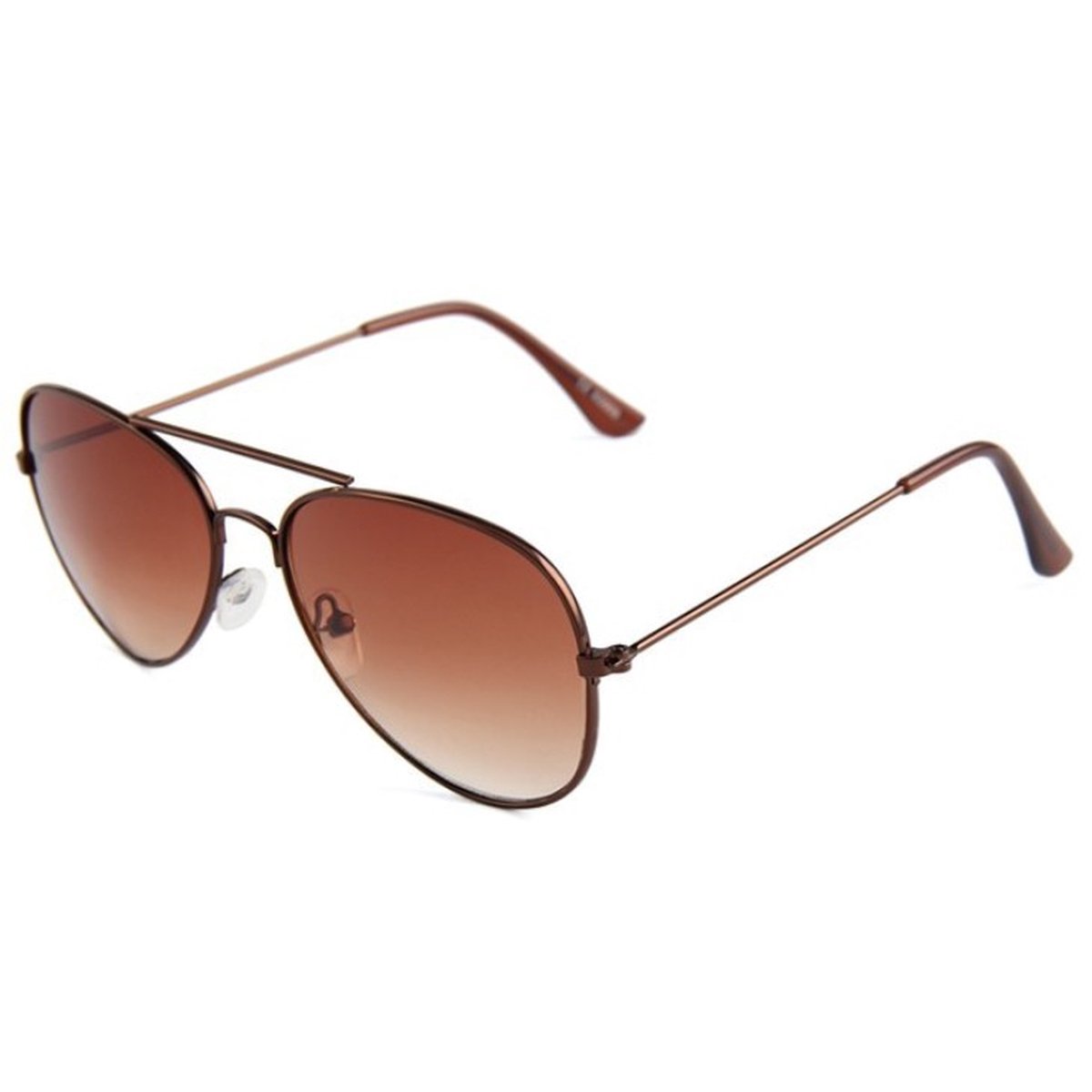 Fako Sunglasses® - Kinder Piloten Zonnebril HQ - Pilotenbril Kids - Piloot Zonnebril Kinderen - Bruin