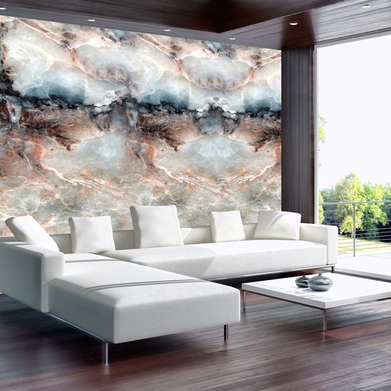 Papier peint Pierres | Gris | 312x219 cm