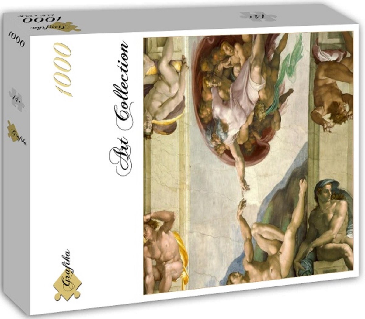 Grafika - Legpuzzel - De Schepping van Adam - 1000 stukjes