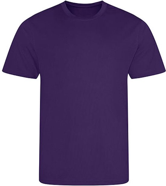 Recycled herenshirt 'Cool T' korte mouwen Purple - 3XL
