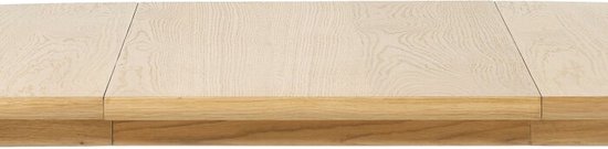 Verlengblad Eettafel Carno ovaal 45x100 cm - Naturel | Meubelplaats