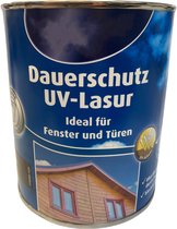 Houtbeits - UV-lak - bruine houtkleur - palissander - Promo 750ml - ramen en deuren - Mat