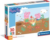 Clementoni - Puzzle 30 pièces Peppa Pig, Puzzles pour enfants, 3-5 ans, 20280