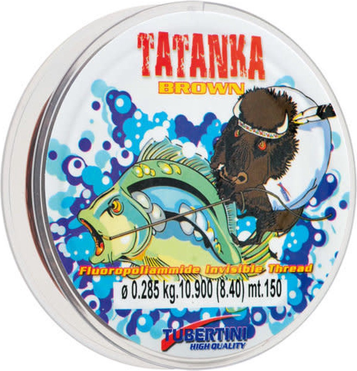 Tubertini Nylon Tatanka Brown 150m - Maat : 0.205mm