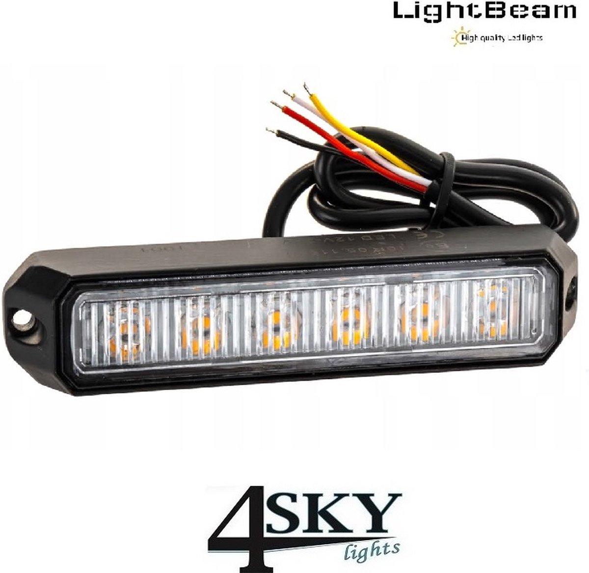 Lightbeam 18 watt LED flitser R65 R10 gekeurd 12V-24V