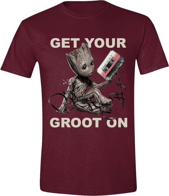 Marvel Baby Groot – Guardians of the Galaxy - Get you're Groot on rood Heren T-shirt L