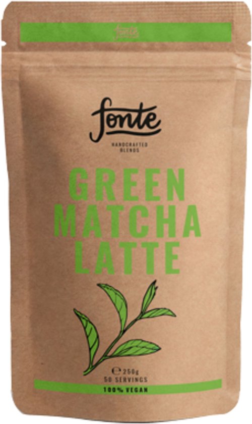 Fonte Green Matcha Latte Powder bol
