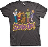 Scooby Doo The Whole Crew distressed Heren T-shirt 3XL