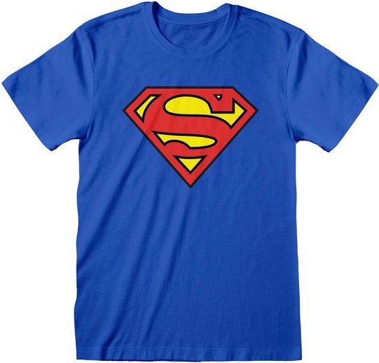 Superman logo t-shirt heren