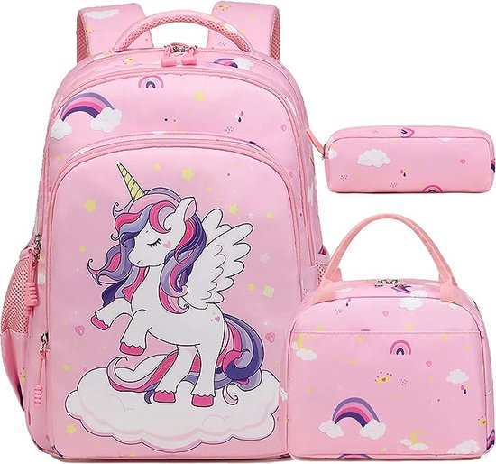 Licorne Trousse à Crayons，Grande Capacité Crayon Sacs