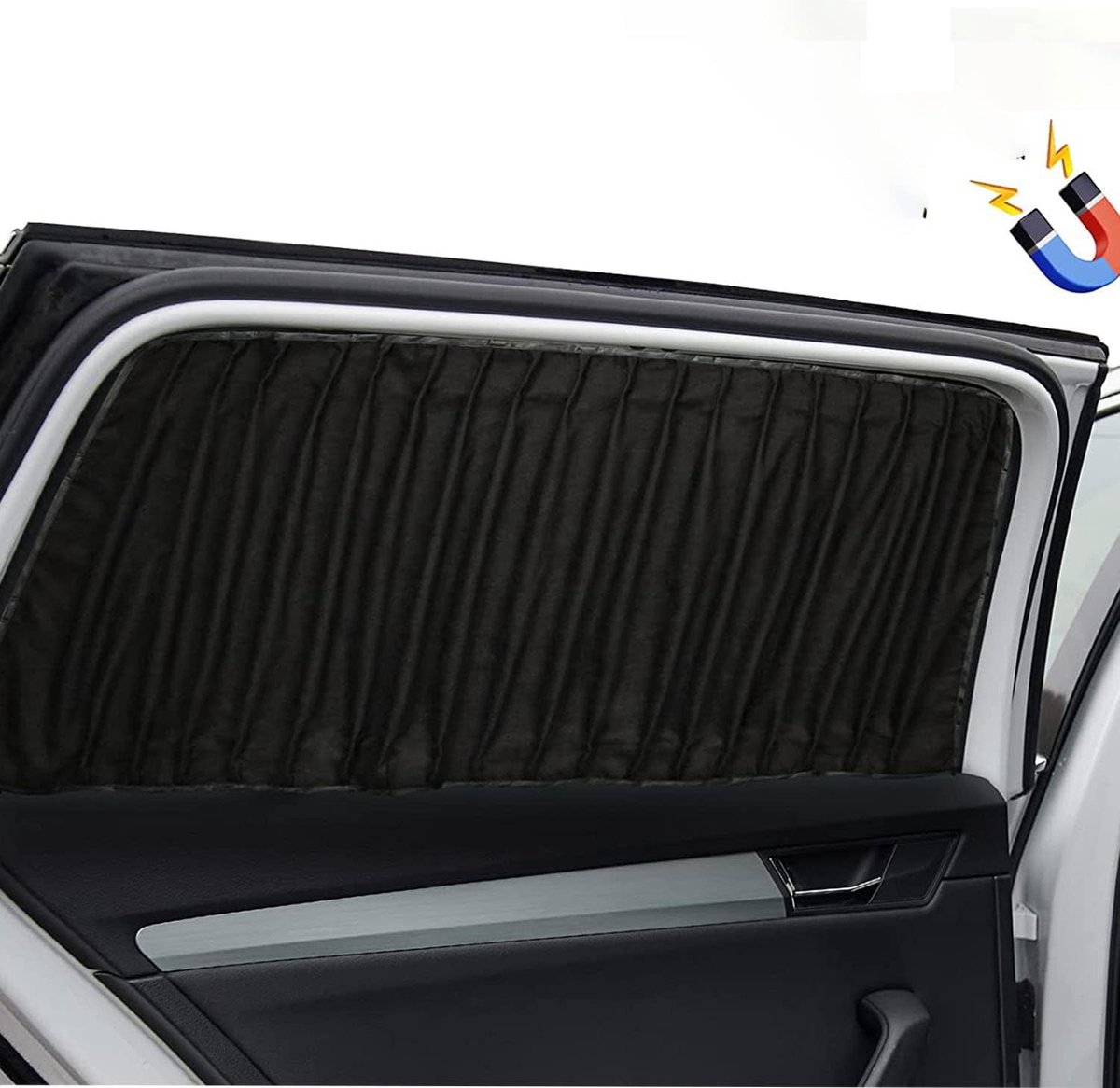 Rideau de Protection solaire pour voiture – Rideau de fenêtre magnétique  pour bloquer