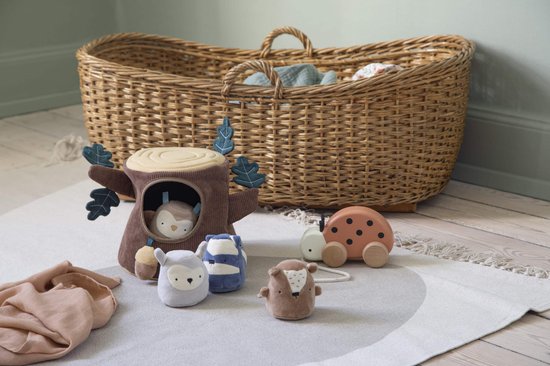 Sebra Activity Toy Hide & Seek - Boomstam Verstoppertje Spelen met Dierenvriendjes 0+jr van Sebra. — afbeelding 4
