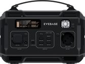 EVEBASE Move 300 - Centrale Power portable - Puissance 300 W (600 W max) - Capacité 276 Wh - Pour Plein air, Camping, bateau et usage professionnel