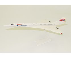 Schaalmodel vliegtuig British Airways Concorde schaal 1:250 lengte 24,84cm